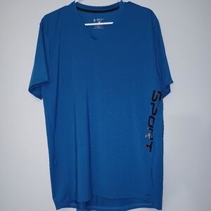 Men's‎ Liberty Pro V-Neck Blue T-Shirt L